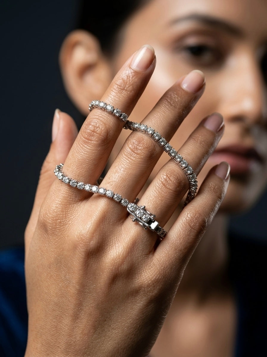 Celeste Tennis Bracelet