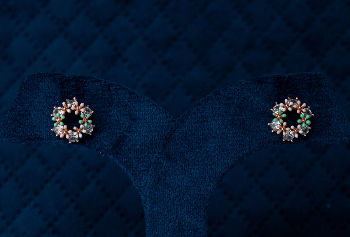 Blossom Halo Studs