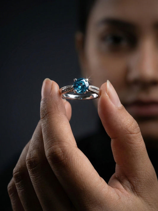 Ocean Solitaire Ring