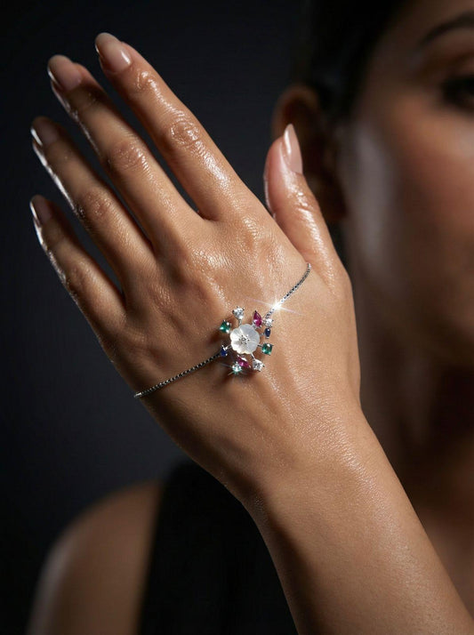 Multicolour Floral Bracelet