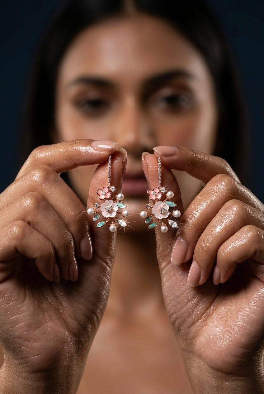Roopsi Pearl Blossom Drops