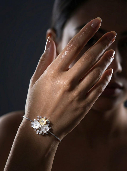 Floral Cluster Bracelet