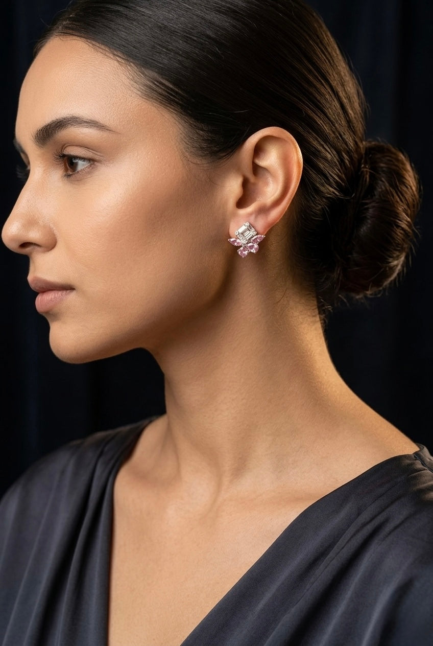 Roopsi Blush Petal Studs