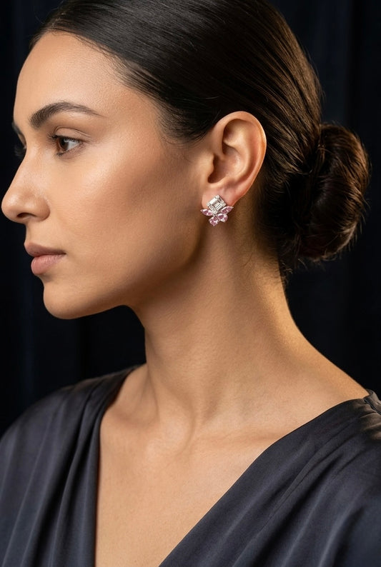 Roopsi Blush Petal Studs