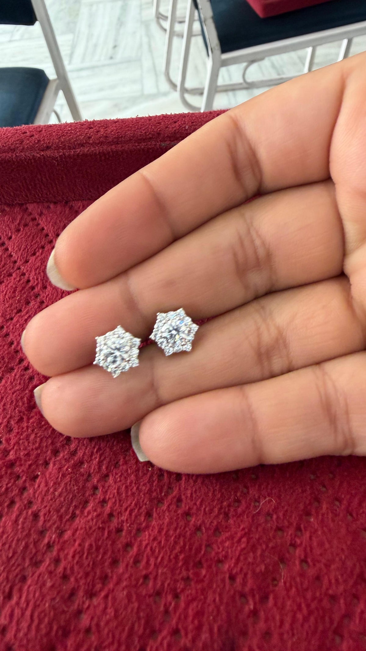 Roopsi Celeste Solitaire Studs