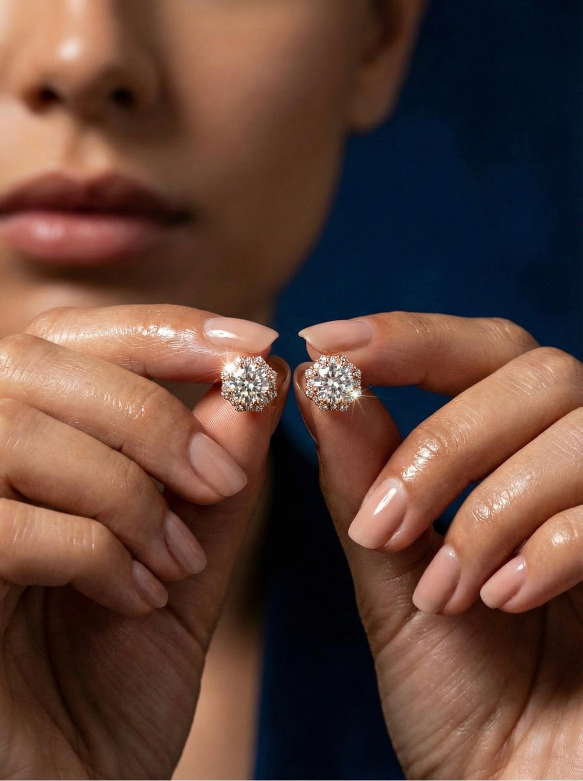 Halo Stud Earrings