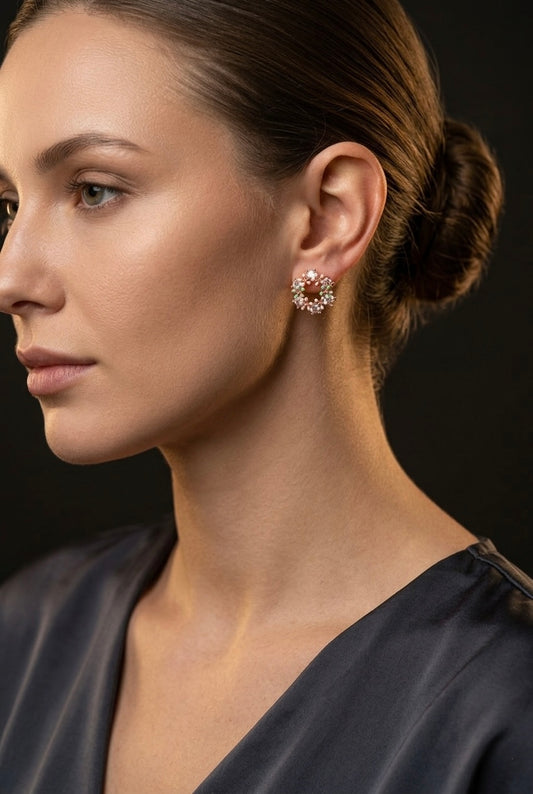 Blossom Halo Studs