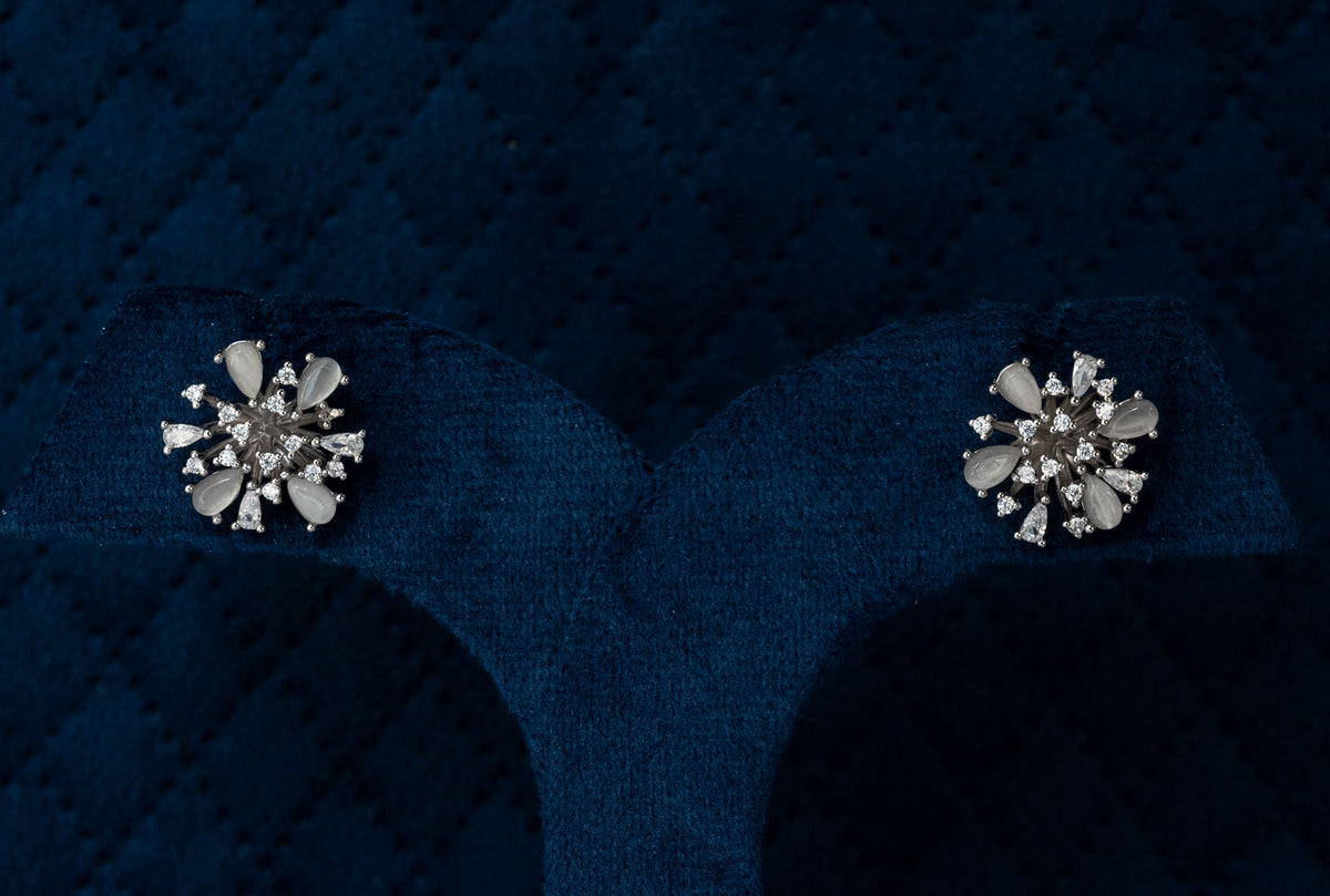 Roopsi Moonlit Bloom Studs